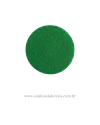 CIRCULO DE FELTRO VERDE BANDEIRA 3,5CM X 3,5CM 10 UNIDADES