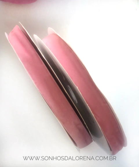 FITA VELUDO SANDING 22MM 09 SALMÃO SUAVE POR METRO