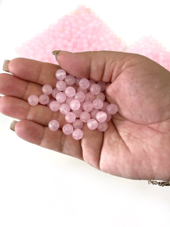 BOLA TRANSLUCIDA GLITER FINO ROSA BEBÊ COM 30 GRAMAS - comprar online