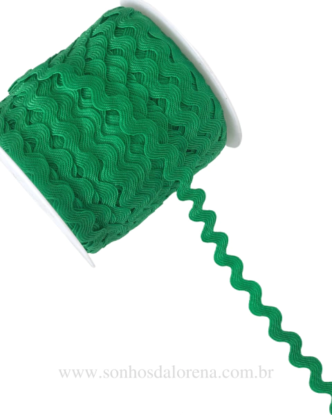 FITA SIANINHA COR VERDE BANDEIRA 5MM KIT COM 05 METROS