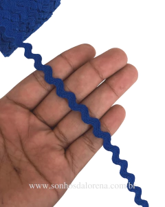 FITA SIANINHA COR AZUL ROYAL 5MM KIT COM 05 METROS - comprar online