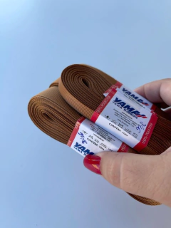 FITA GORGURÃO LISO YAMA COR 846 GOLDEN BROW COM 10 METROS - comprar online