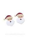 APLIQUE ACRILICO PAPAI NOEL 5X4CM UNIDADE