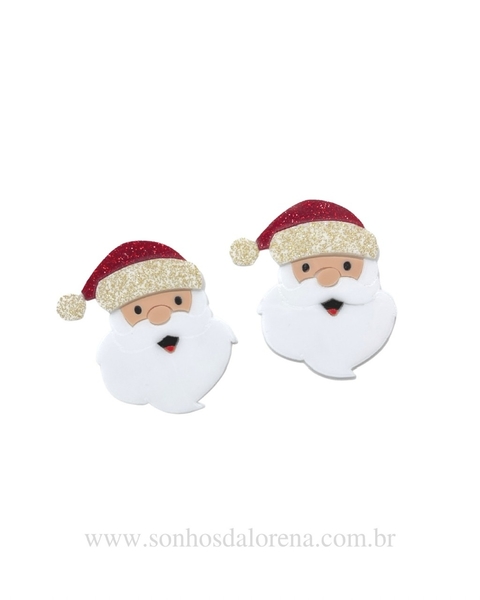 APLIQUE ACRILICO PAPAI NOEL 5X4CM UNIDADE