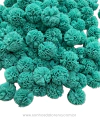 POMPOM DE MALHA 2,5CM BOREAL(10 UNIDADES)