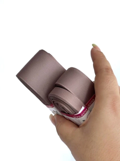 FITA GORGURÃO LISO SANDING COR 306 POLVORA COM 10 METROS - comprar online