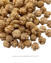 KIT COM 10 POMPONS DE MALHA DE 2CM BEGE