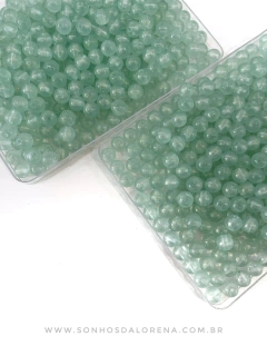 BOLA TRANSLUCIDA GLITER FINO VERDE BEBÊ COM 30 GRAMAS