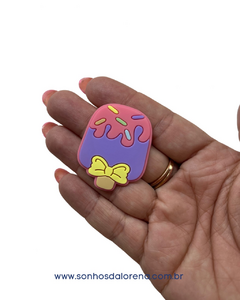 PICOLE EMBORRACHADO DE LACINHO ROSA E LILAS 2 UNIDADES - comprar online