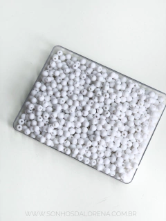 BOLAS LEITOSAS 6MM BRANCA 30 GRAMAS