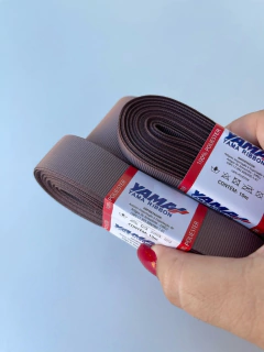 FITA GORGURÃO LISO YAMA COR 839 CHOCOLATE CHIP COM 10 METROS - comprar online
