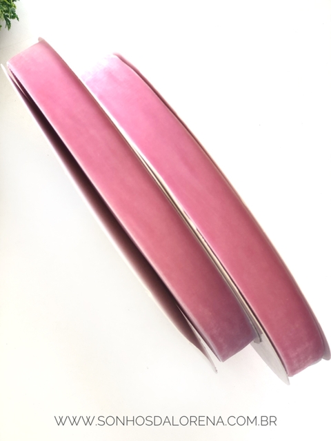 FITA VELUDO SANDING 22MM 36 ROSA MÉDIO POR METRO