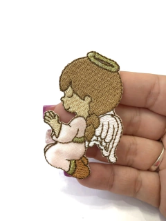 APLIQUE TERMOCOLANTE ANJINHO ROSÉ TAM P 4,5X6,5 CM UNIDADE - comprar online