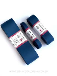 FITA GORGURÃO LISO SANDING COR 75 TURMALINA COM 10 METROS