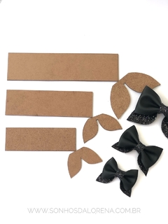 KIT COM 3 MOLDES GRAVATA COM PONTAS - Sonhos da Lorena