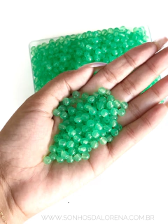 BOLAS TRANSLUCIDAS 6MM VERDE 30 GRAMAS - comprar online