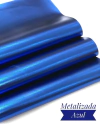 LONITA NAPA METALIZADA AZUL 50X22CM 1 UNIDADE
