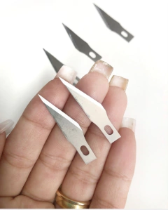REFIL LÂMINA PARA ESTILETE DE ALTA PRECISAO COM 10 UNIDADES - comprar online