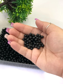 BOLAS LEITOSAS DE 6MM PRETO COM 30 GRAMAS - comprar online