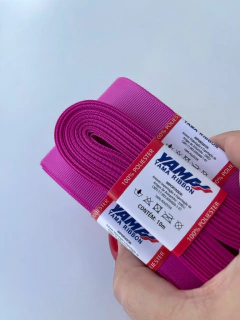 FITA GORGURÃO LISO YAMA COR 183 GARDEN ROSE COM 10 METROS - comprar online