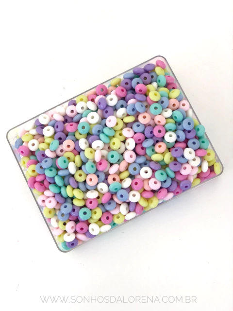 ENTREMEIO DISQUINHO COLORIDOS 8MM COM 20 GRAMAS