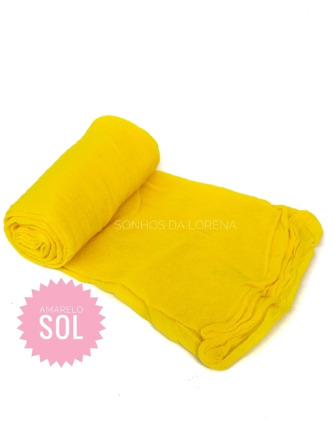 MEIA DE SEDA ORIENTAL AMARELO SOL