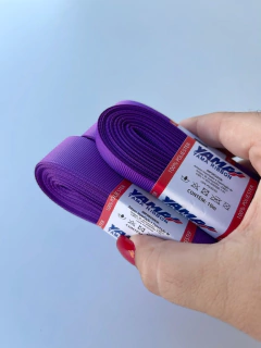 FITA GORGURÃO LISO YAMA COR 465 PURPLE COM 10 METROS - comprar online