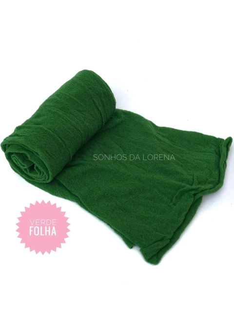 MEIA DE SEDA ORIENTAL VERDE FOLHA