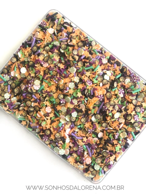 GRANULADO DE HALLOWEEN COM 10 GRAMAS