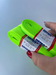 FITA GORGURÃO LISO YAMA COR 544 KEY LIME COM 10 METROS - comprar online