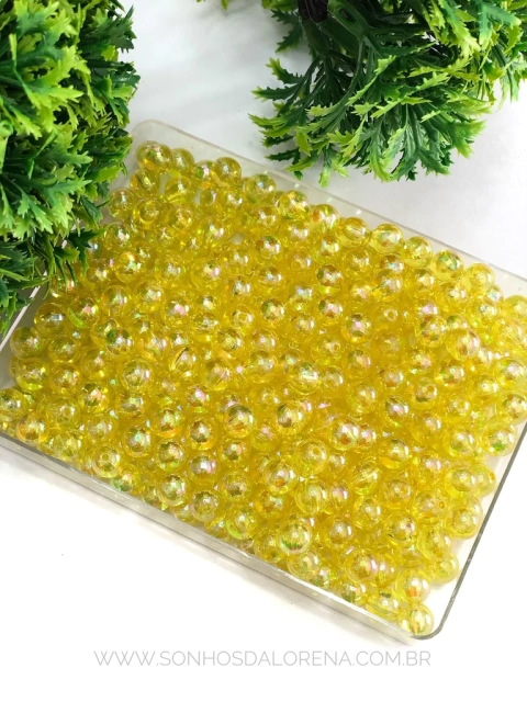 BOLAS BOLHAS DE SABÃO 8MM AMARELA COM 30 GRAMAS