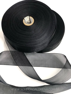 FITA ORGANZA SANDING 39 PRETA KIT 10 METROS