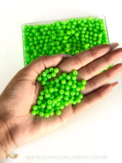 BOLAS LEITOSAS 6MM VERDE NEON 30 GRAMAS - comprar online