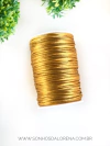 RABO DE RATO DOURADO DE 2MM COM 5 METROS