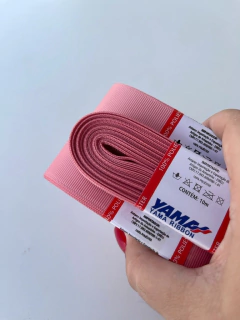 FITA GORGURÃO LISO YAMA COR 160 DUSTY ROSE COM 10 METROS - comprar online