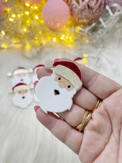 APLIQUE ACRILICO PAPAI NOEL 5X4CM UNIDADE - comprar online