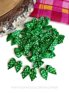 LACINHO POÁ VERDE COM 10 UNIDADES