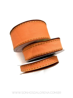 FITA JEANS SINIMBU LARANJA NEON COR:1785/13 ROLO COM 10 METROS
