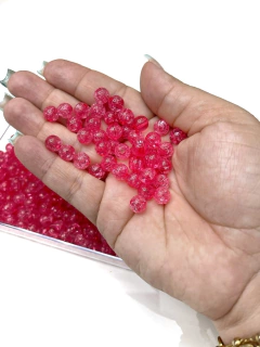 BOLA CRAQUELADA ROSA PINK 8MM 30 GRAMAS - comprar online