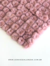 POMPONS ACHATADINHOS DE PELUCIA 2,5 ROSA ANTIGO 2 UNIDADES