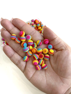 BOLA FRAMBOESA DE 10MM COLORIDA 10 GRAMAS - comprar online