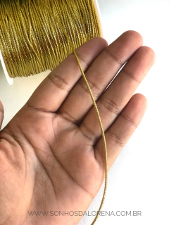 CORDÃO DOURADO 1,5MM COM 01 METRO GALÃO LDD-735 na internet