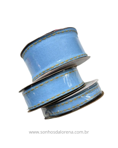 FITA SINIMBU JEANS CLARO ROLO COM 10 METROS