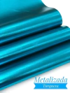 LONITA NAPA METALIZADA TURQUESA 50X22CM 1 UNIDADE