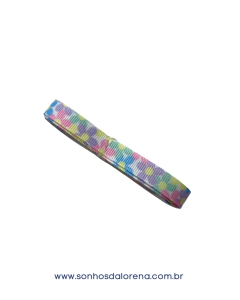 FITA GORGURÃO ESTAMPADA FLORES CANDY COM 3 METROS (10MM) - comprar online