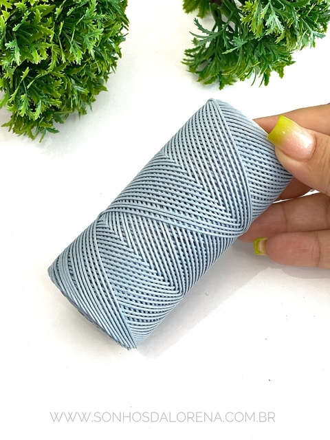 CORDÃO ENCERADO AZUL BB KIT COM 5 METROS