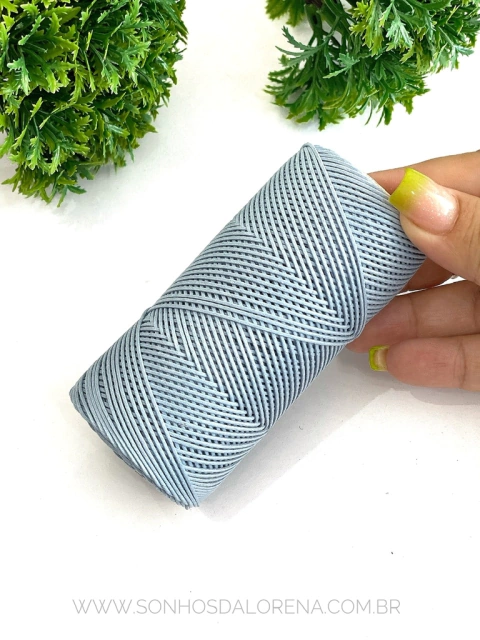 CORDÃO ENCERADO AZUL BB KIT COM 5 METROS
