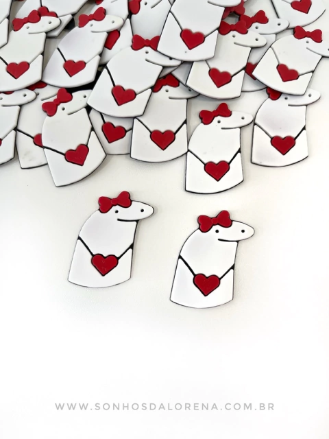 APLIQUE EMBORRACHADO FLOCK 4CM 2 UNIDADES