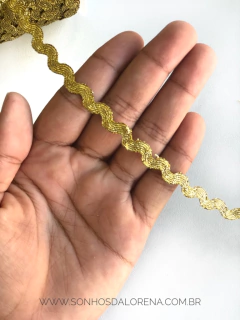 FITA SIANINHA DOURADA 5MM COM 01 METRO GALÃO LDD-700 - comprar online
