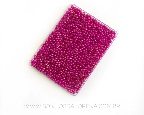 PEROLA EM ABS PINK DE 4MM COM 15 GRAMAS